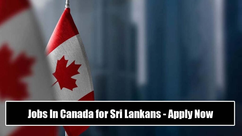 Jobs In Canada for Sri Lankans - Apply Now