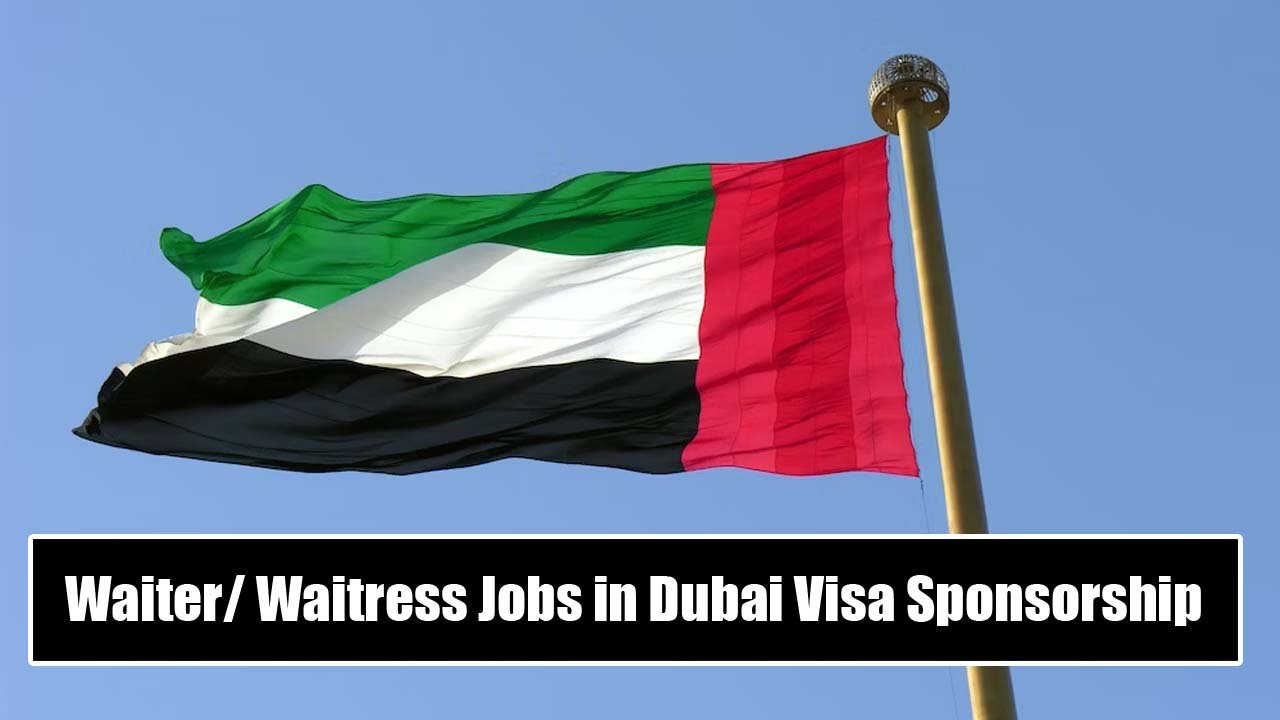 Waiter/ Waitress Jobs in Dubai With Visa Sponsorship